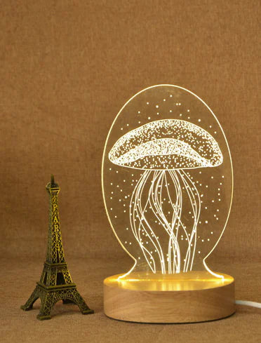 Acrylic 3D Christmas Tree Lamp