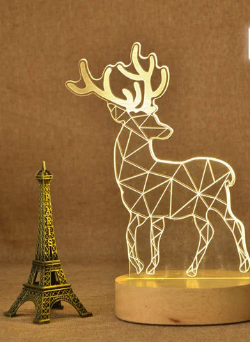 Acrylic 3D Christmas Tree Lamp