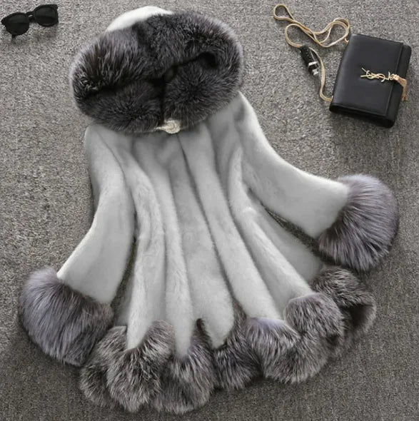 Chic Faux Mink Coat