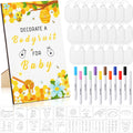 The Bib Boutique — Baby Shower Activity Set with Markers, Stencils & Game Sign