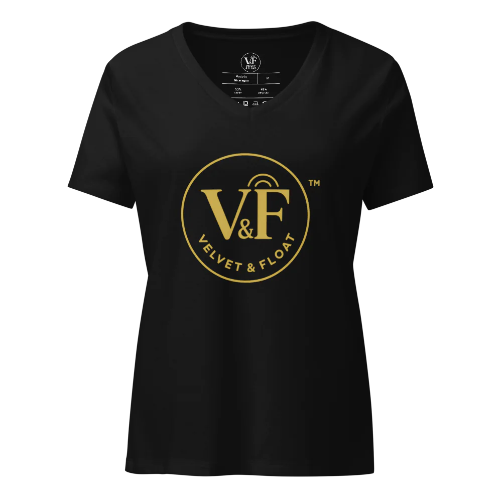 Rep Velvet & Float-Women's Relaxed V-Neck T-Shirt | Bella Canvas 6405CVC