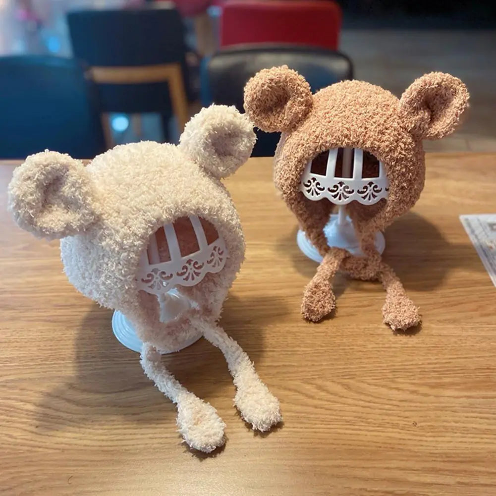 Lightweight Knitted Children's Winter Hats with Ear Protection