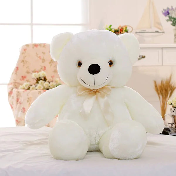 Bright Nights Teddy Bear Pillow