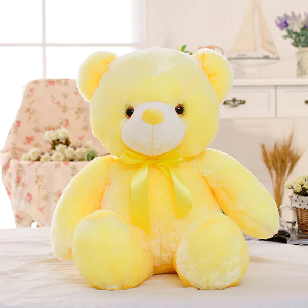 Bright Nights Teddy Bear Pillow