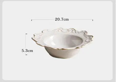 Elegant Baroque Porcelain Dinnerware