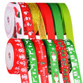 Velvet and Float Holiday Ribbon Set (12 Rolls / 60 Yards)