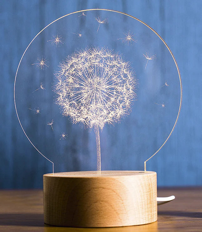 Acrylic 3D Christmas Tree Lamp