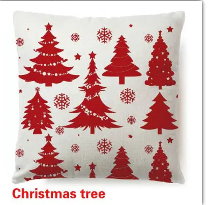 Festive Snowflake Cushion Cover