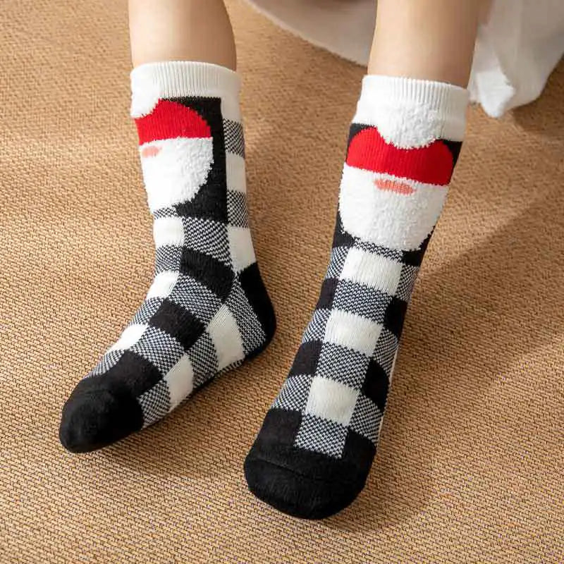 Cozy Winter Holiday Fleece Socks