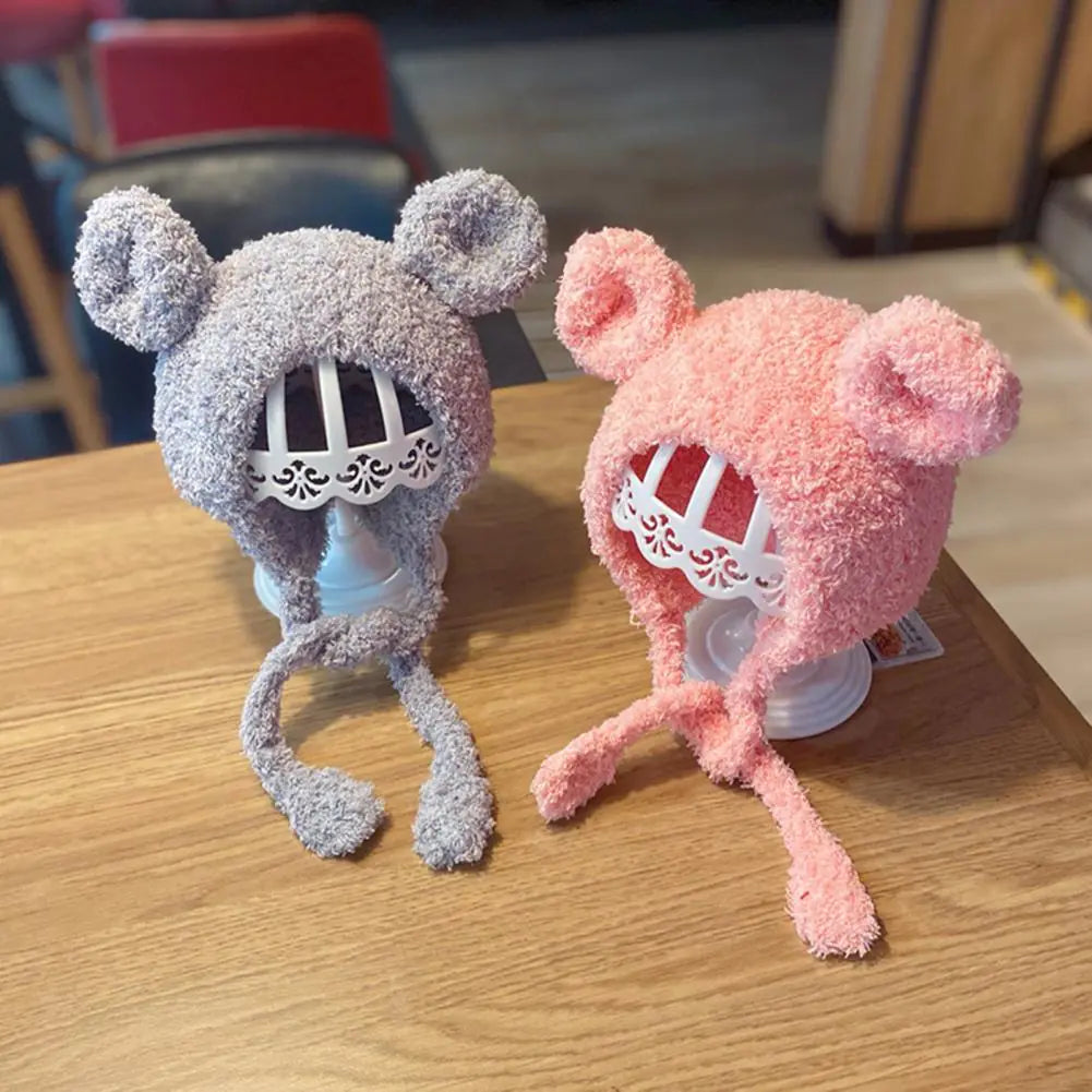 Lightweight Knitted Children's Winter Hats with Ear Protection