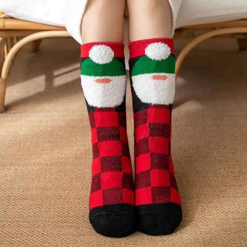 Cozy Winter Holiday Fleece Socks