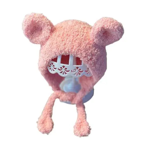 Lightweight Knitted Children's Winter Hats with Ear Protection