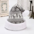 Snowflake Deer Winter Wool Hat