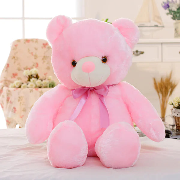 Bright Nights Teddy Bear Pillow