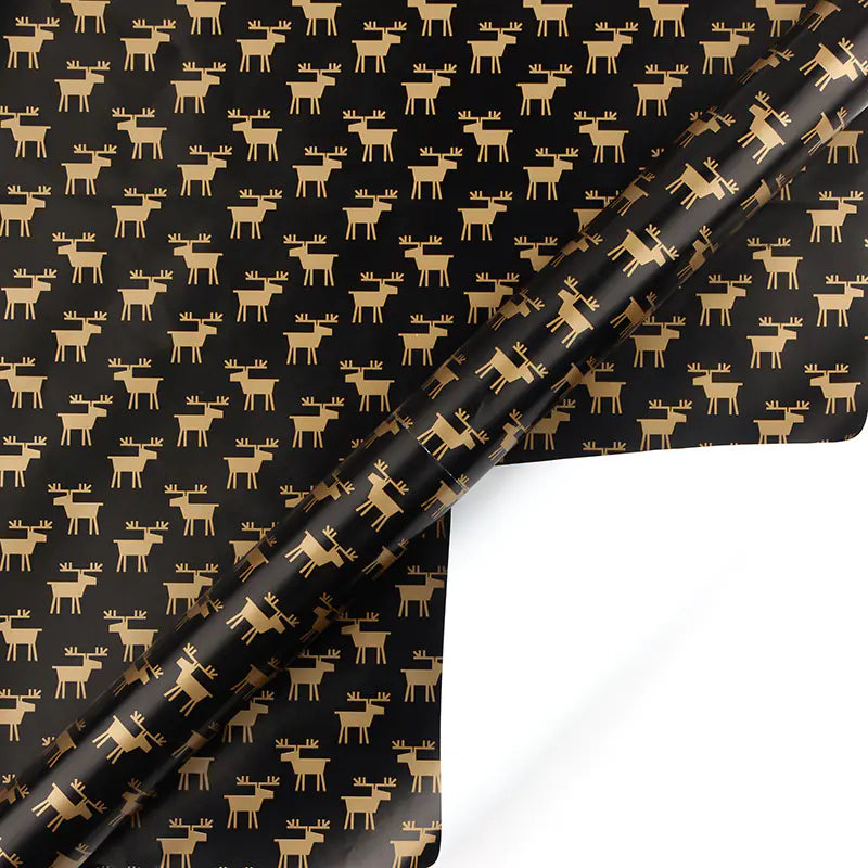 Elegant Bronze Gold Dot Wrapping Paper