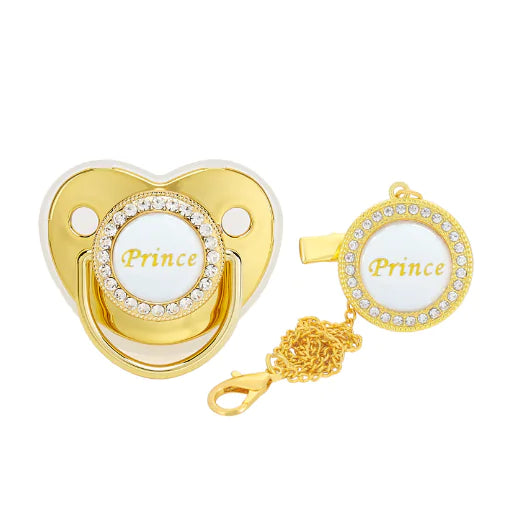 Velvet & Float™ Monogram Pacifiers – Personalized Silicone Set for Newborns