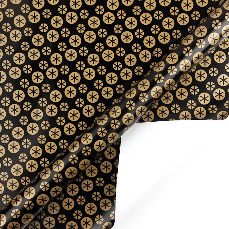 Elegant Bronze Gold Dot Wrapping Paper