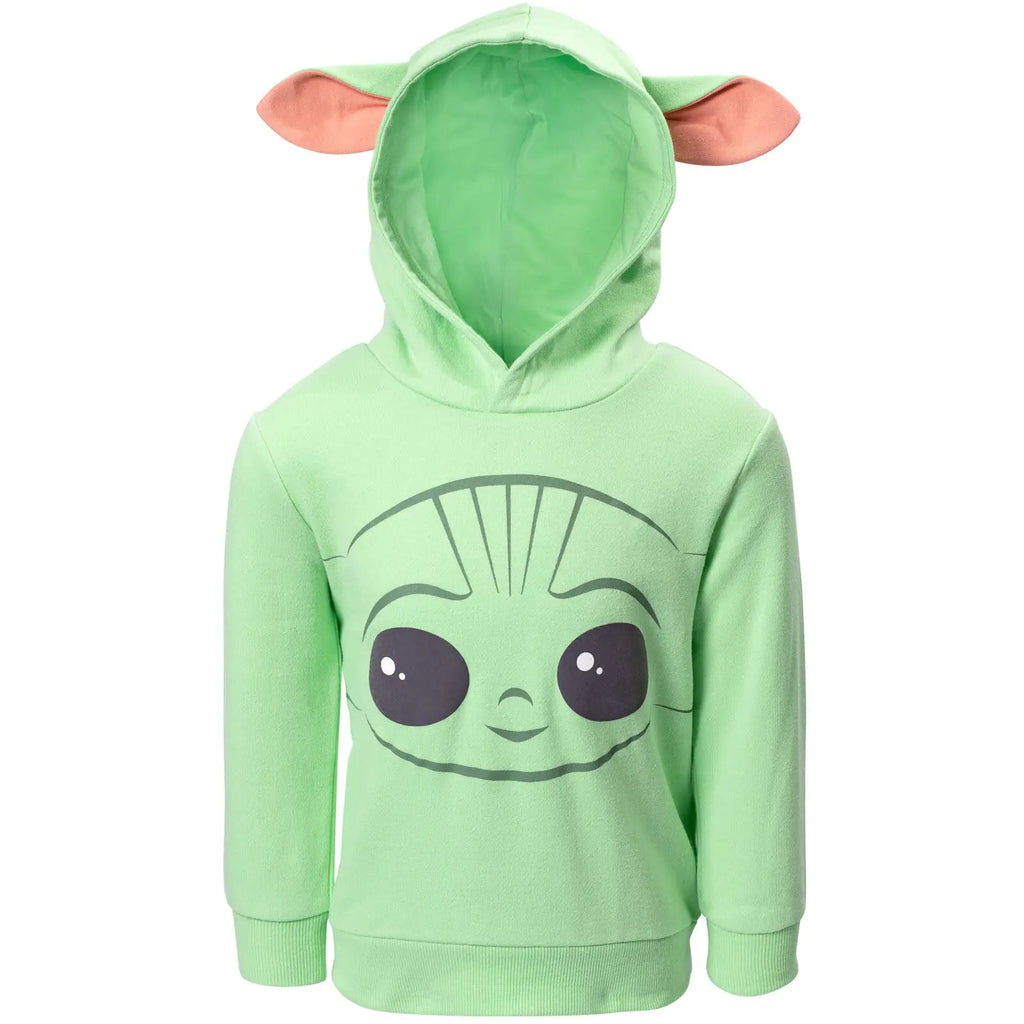 Mandalorian Baby Yoda Hoodie Green 10-12