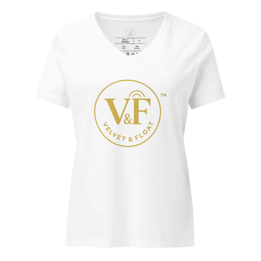 Rep Velvet & Float-Women's Relaxed V-Neck T-Shirt | Bella Canvas 6405CVC