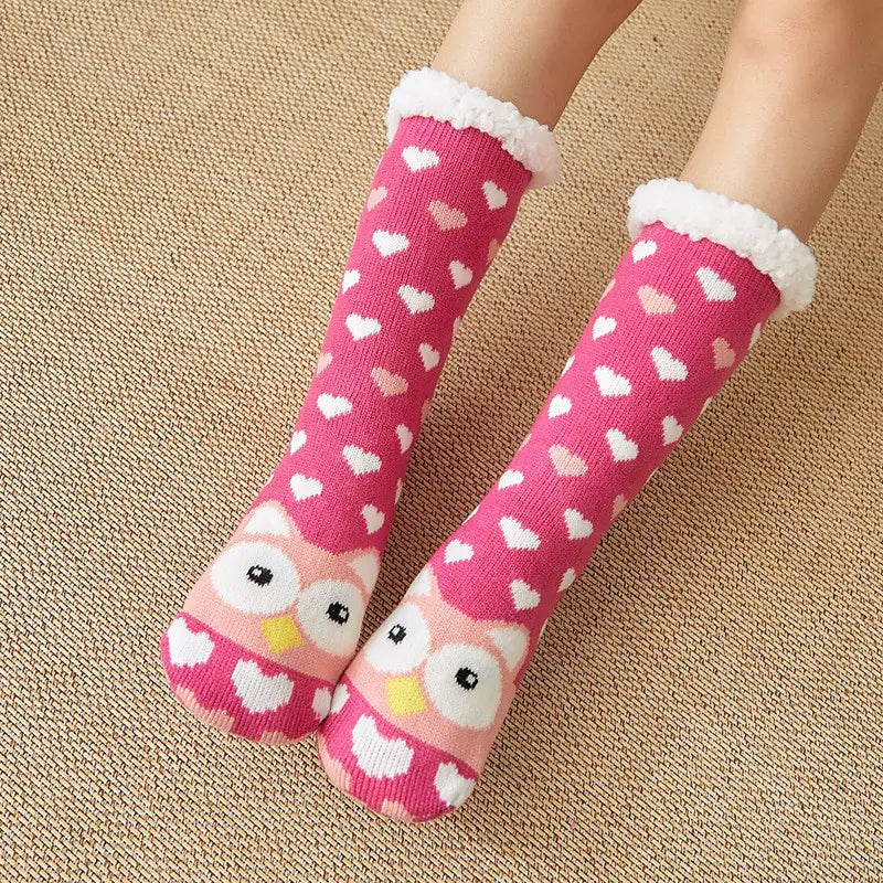 Cozy Winter Holiday Fleece Socks