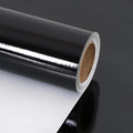 Glossy Black Metallic Wrapping Paper Roll