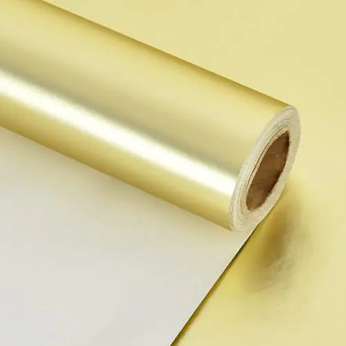 Elegant Gold Matte Gift Wrap Roll