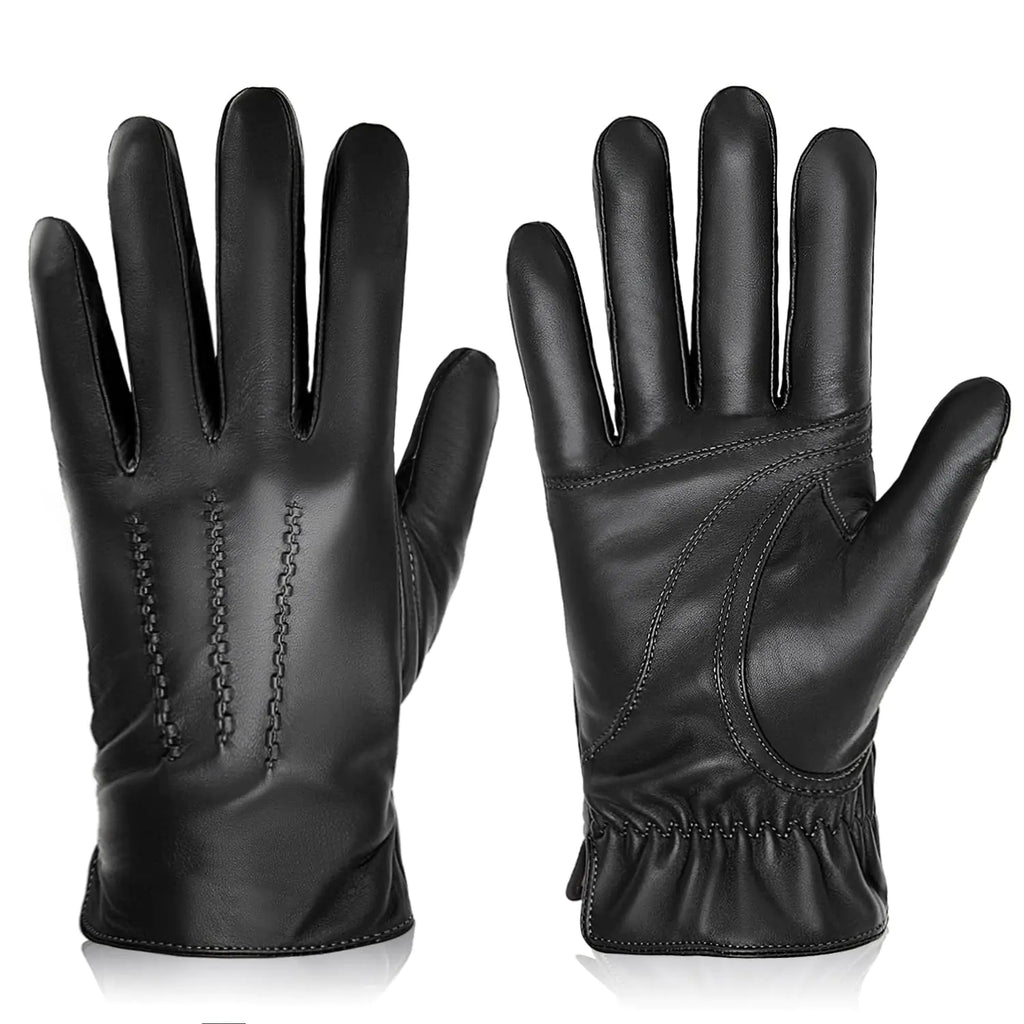 Men's Sheepskin Leather Touchscreen Gloves