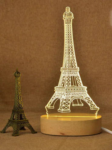 Acrylic 3D Christmas Tree Lamp