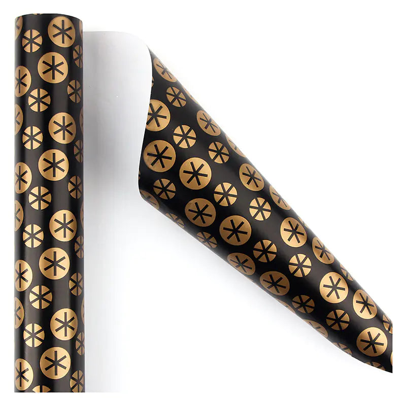 Elegant Bronze Gold Dot Wrapping Paper