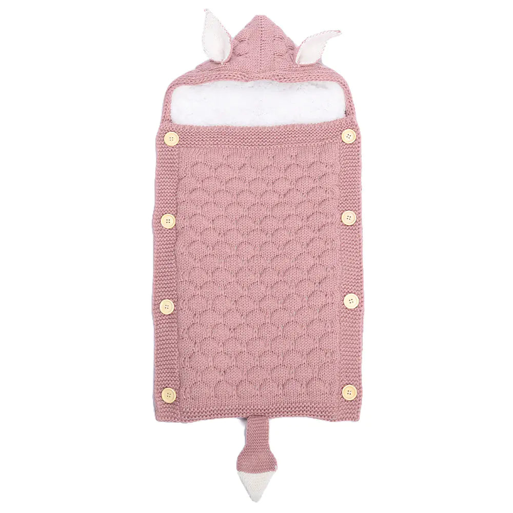 Baby Knitted Rabbit Ear Sleep Sack