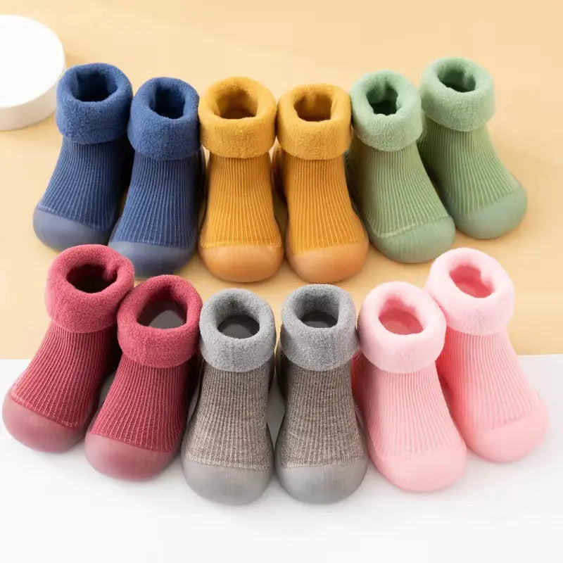 Cozy Lamb's Wool Baby Walking Shoes