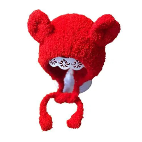 Lightweight Knitted Children's Winter Hats with Ear Protection
