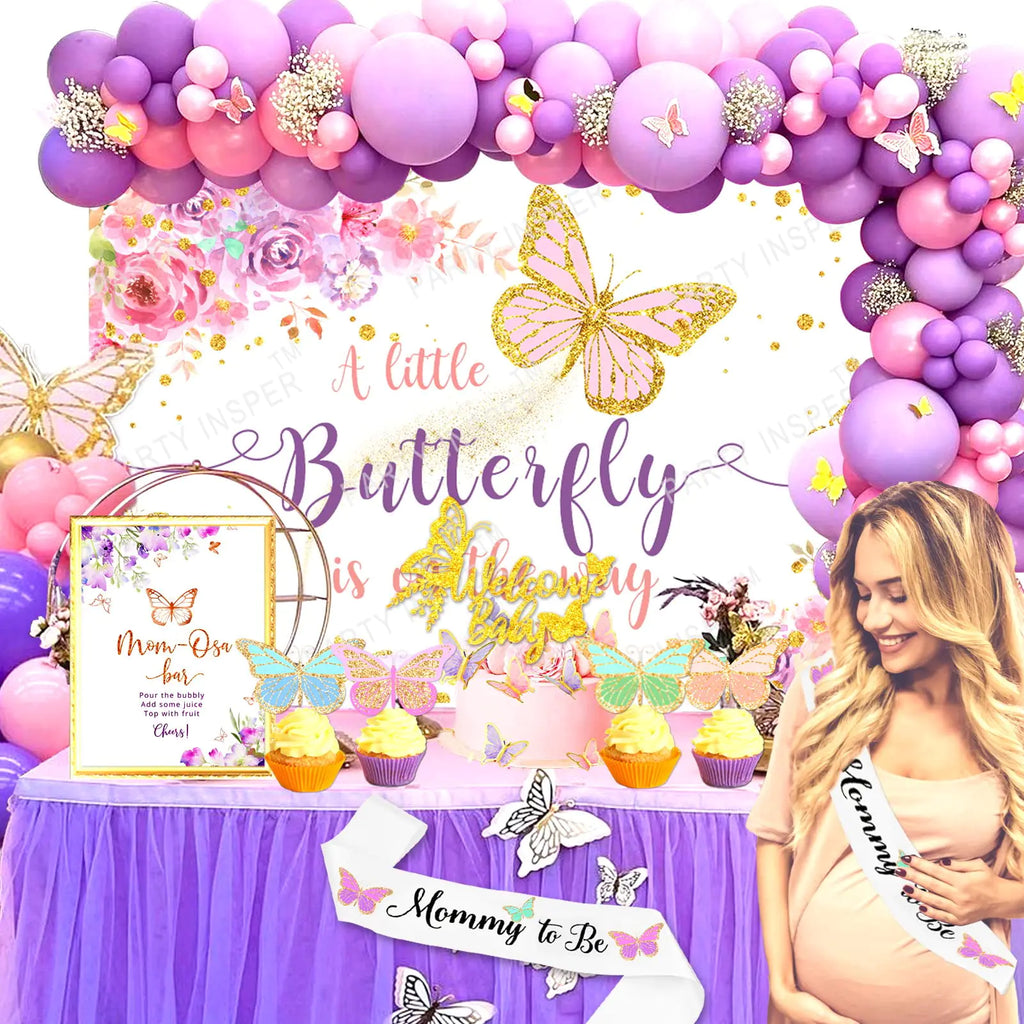 Butterfly Baby Shower Decoration