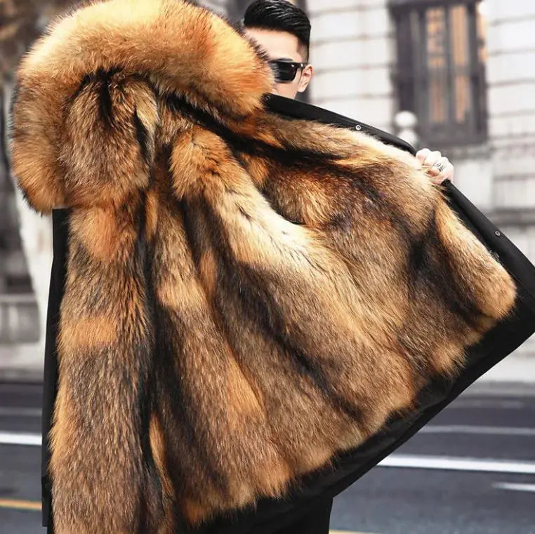 V|Float Velvet Mink Coat — Mid-Length Faux Mink Velvet