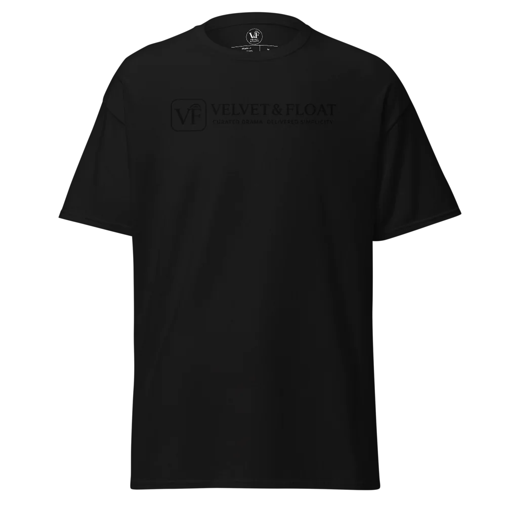 Velvet & Float Black on Black Tee