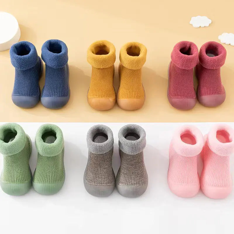 Cozy Lamb's Wool Baby Walking Shoes