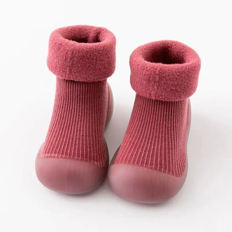 Cozy Lamb's Wool Baby Walking Shoes