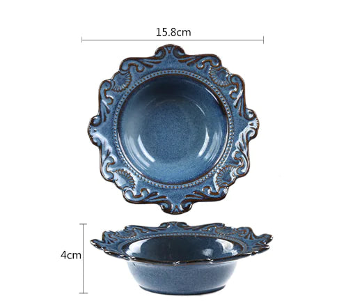 Elegant Baroque Porcelain Dinnerware